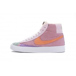 Women Nike Blazer Mid 77 VNTG Green Burgundy Orange