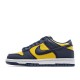 Nike SB Dunk Low Michigan Dark Blue Yellow