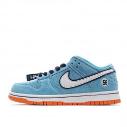 WE CLUB 58 x Nk SB Dunk Low Pro Club 58 Gulf Blue White