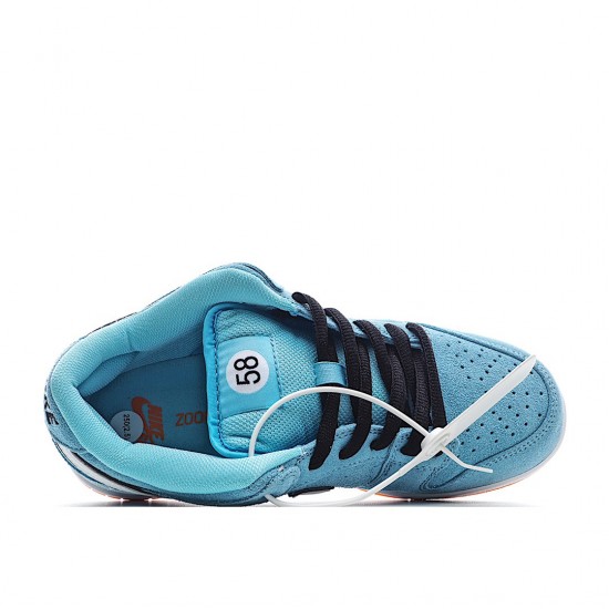 WE CLUB 58 x Nk SB Dunk Low Pro Club 58 Gulf Blue White