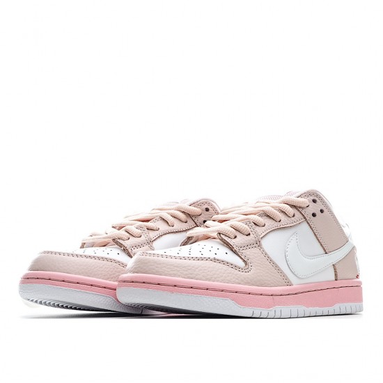 Women Jeff Staple x Nike SB Dunk Low Pink White