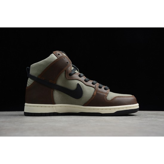 Nike SB Dunk High Baroque Brown --BQ6826-201 Casual Shoes Unisex