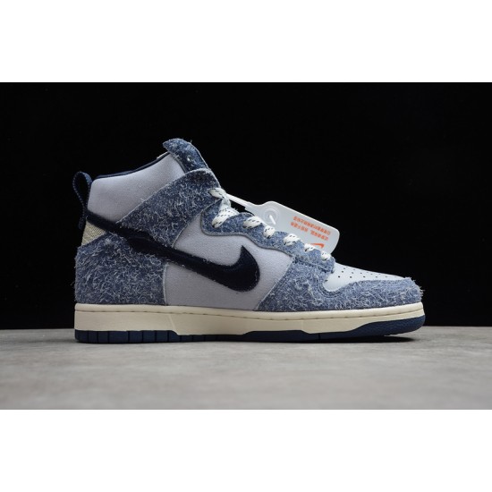 Nike SB Dunk High Blue --CW32092-400 Casual Shoes Unisex