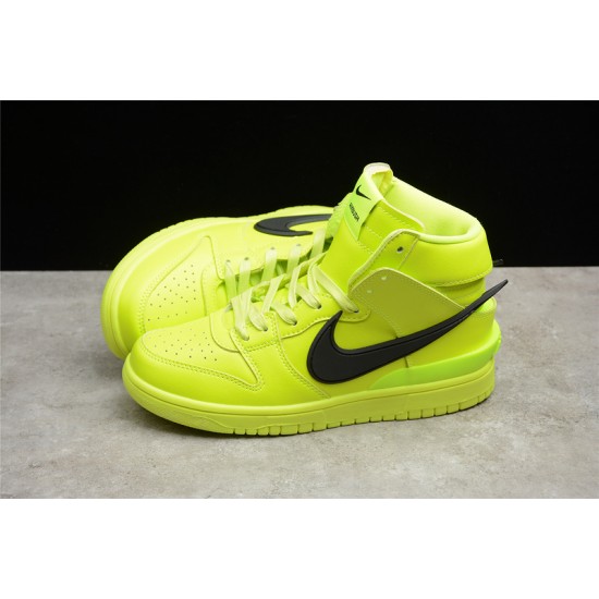 Nike SB Dunk High Flash Lime --CU7544-300 Casual Shoes Unisex