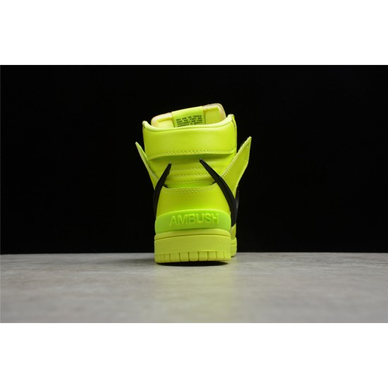 Nike SB Dunk High Flash Lime --CU7544-300 Casual Shoes Unisex