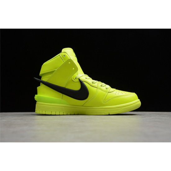 Nike SB Dunk High Flash Lime --CU7544-300 Casual Shoes Unisex