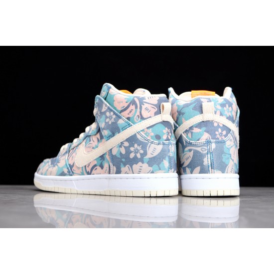 Nike SB Dunk High Hawaii --CZ2232-300 Casual Shoes Unisex