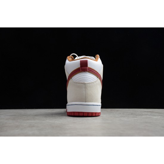 Nike SB Dunk High Team Crimson --CV9499-100 Casual Shoes Unisex