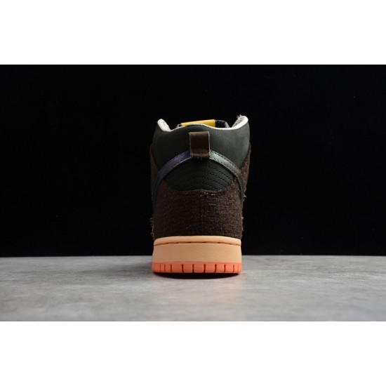 Nike SB Dunk High TurDUNKen Brown --DC6887-200 Casual Shoes Unisex