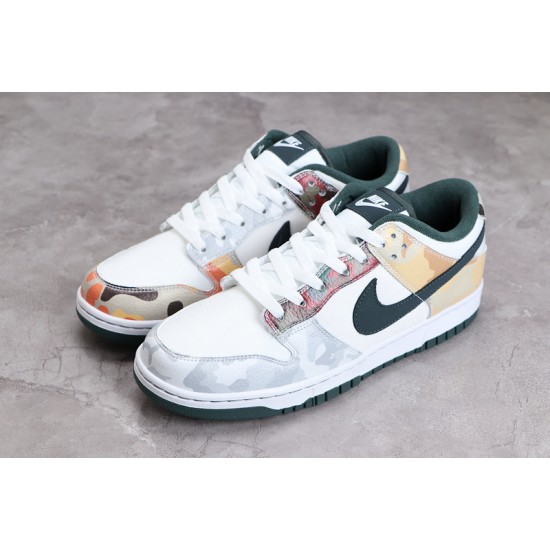 Nike SB Dunk Low Sail Multi-Camo --DH0957-100 Casual Shoes Unisex