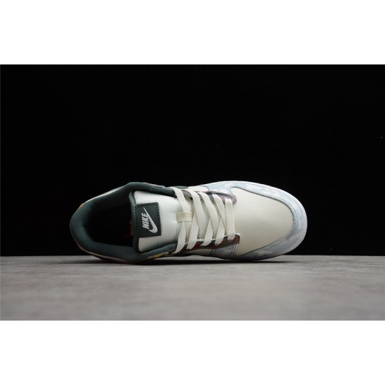 Nike SB Dunk Low Sail Multi-Camo White --DH0957-100 Casual Shoes Unisex