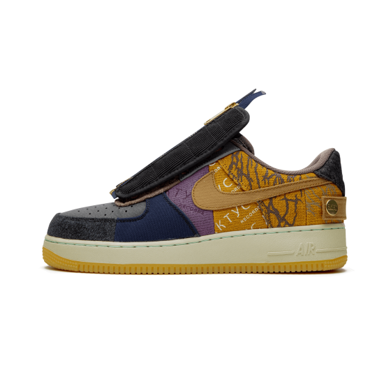 Nike Air Force 1 Low Travis Scott Cactus Jack Black Brown