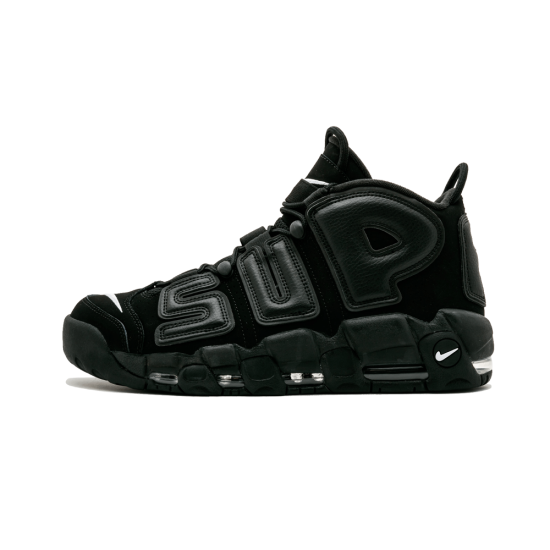 Nike Air More Uptempo Supreme Suptempo Black Black-White