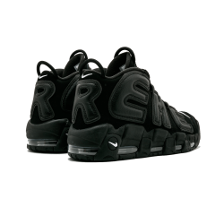 Nike Air More Uptempo Supreme Suptempo Black Black-White
