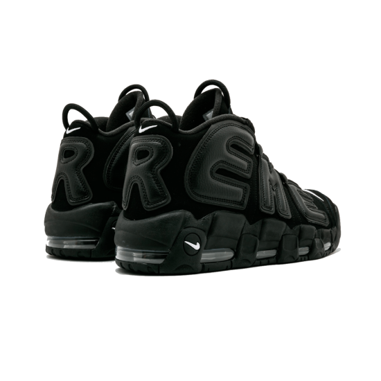 Nike Air More Uptempo Supreme Suptempo Black Black-White