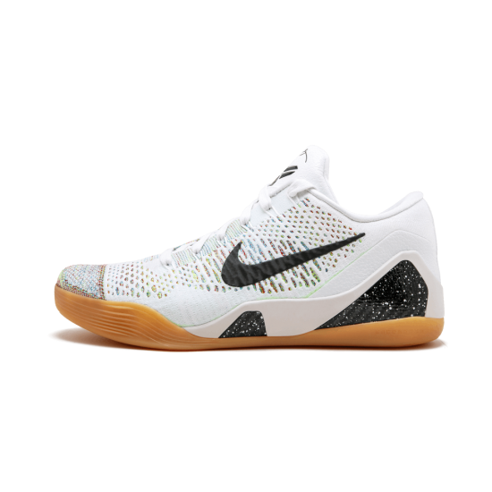 Nike Kobe 9 Premium HTM White Black-Multi-Color