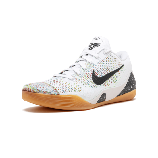 Nike Kobe 9 Premium HTM White Black-Multi-Color