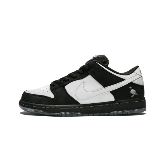 Nike SB Dunk Low Pro OG QS Special Staple - Panda Pigeon - Special Box Black White-Green GUSTO