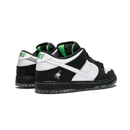 Nike SB Dunk Low Pro OG QS Special Staple - Panda Pigeon - Special Box Black White-Green GUSTO