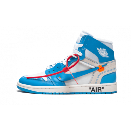 OFF WHITE x Air Jordan 1 High NRG Powder Blue