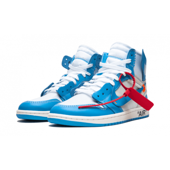 OFF WHITE x Air Jordan 1 High NRG Powder Blue