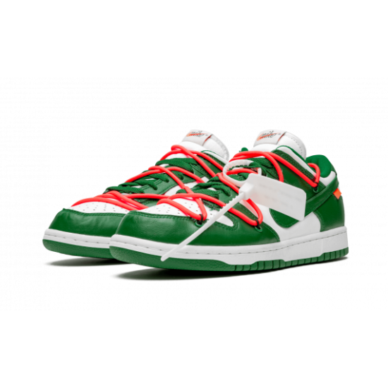 OFF WHITE x Nike Dunk Low OFF WHITE - Pine Green