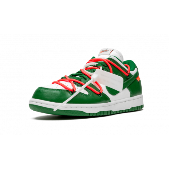 OFF WHITE x Nike Dunk Low OFF WHITE - Pine Green