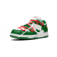 OFF WHITE x Nike Dunk Low OFF WHITE - Pine Green