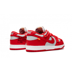 OFF WHITE x Nike Dunk Low OFF WHITE University Red