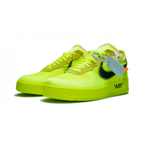 Buy OFF WHITE x Nike Air Force 1 Low Green - OFF WHITE_121601