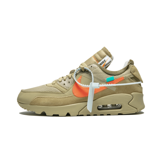 OFF WHITE x Nike Air Max 90 Desert Ore Grey