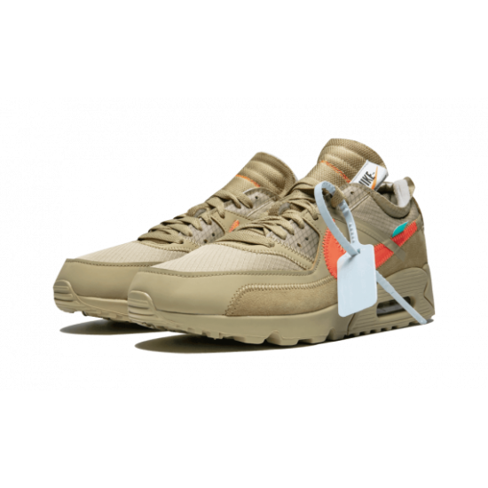 OFF WHITE x Nike Air Max 90 Desert Ore Grey