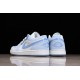 Jordan 1 Low SE Mighty Swooshers DM5442-040 Blue Men Sneaker