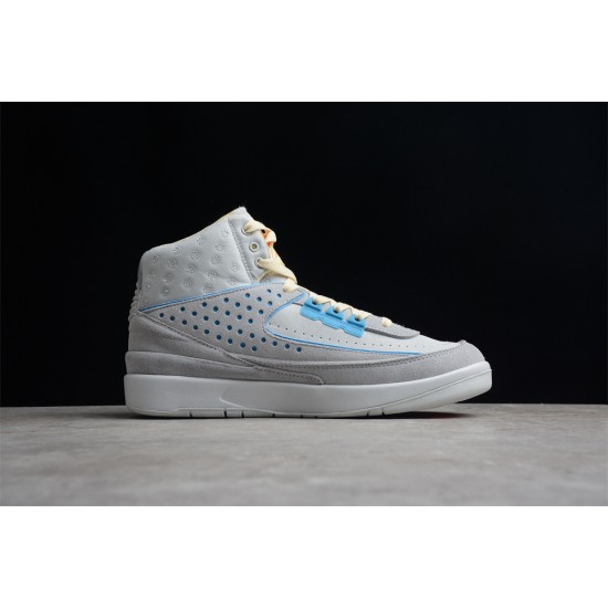 Air Jordan 2 Union LA x Grey Fog DN3802-001 Gray Men Sneaker