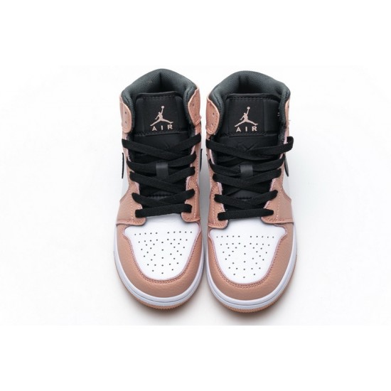 Air Jordan 1 Mid Pink Quartz