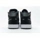 Air Jordan 1 Mid GS White Black Grey