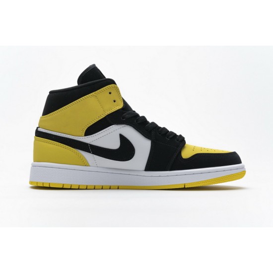 Air Jordan 1 Mid SE Yellow Toe