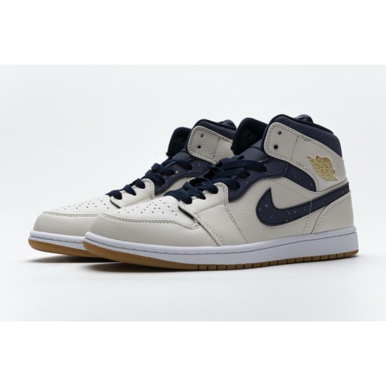 Air Jordan 1 Mid Jeter White Black