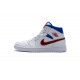 Air Jordan 1 Mid SE White Blue Red