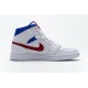 Air Jordan 1 Mid SE White Blue Red