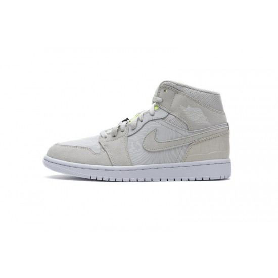 Air Jordan 1 Grey Ghost Green