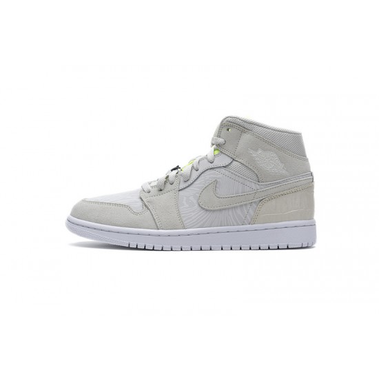 Air Jordan 1 Grey Ghost Green