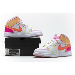 Air Jordan 1 Mid GS Edge Glow
