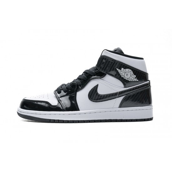 Air Jordan 1 Mid All-Star Black White