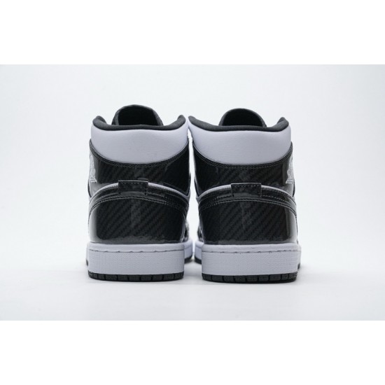 Air Jordan 1 Mid All-Star Black White