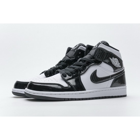 Air Jordan 1 Mid All-Star Black White