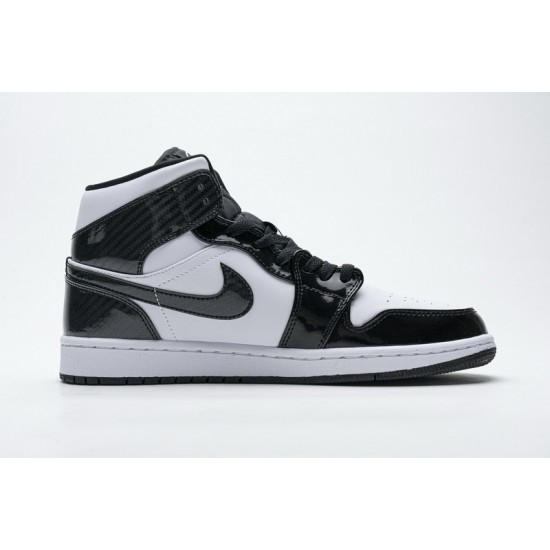 Air Jordan 1 Mid All-Star Black White